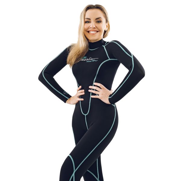 Гідрокостюм Marlin MALIBU LADY 2.5 мм Black/Aqua blue