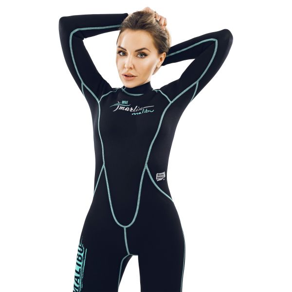 Гідрокостюм Marlin MALIBU LADY 2.5 мм Black/Aqua blue