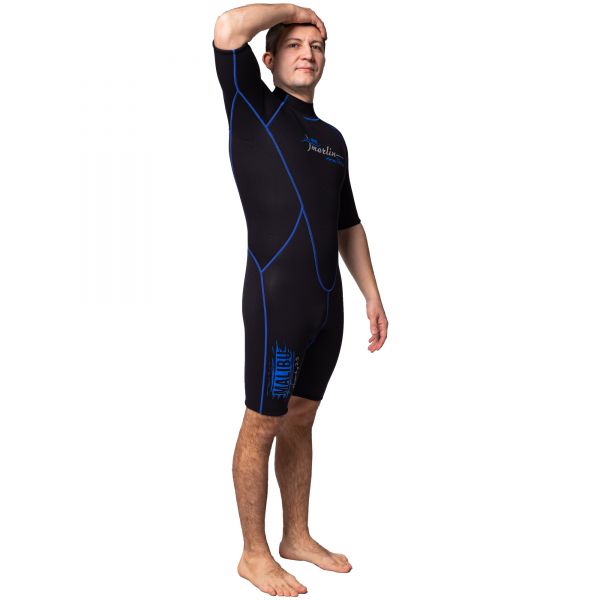 Wetsuit Marlin MALIBU SHORTY MAN 2.5 mm Black/Blue