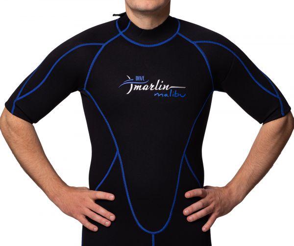 Wetsuit Marlin MALIBU SHORTY MAN 2.5 mm Black/Blue