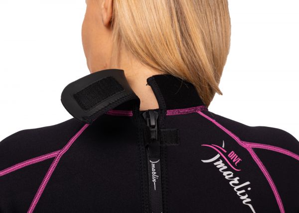 Wetsuit Marlin MALIBU SHORTY LADY 2.5 mm Black/Pink