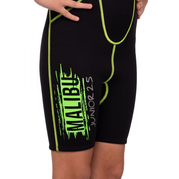 Wetsuit Marlin MALIBU SHORTY JUNIOR 2.5 mm Black/Green