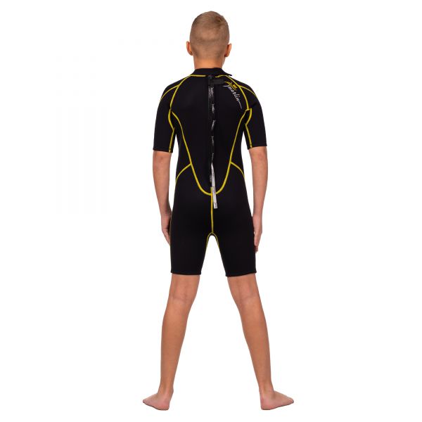 Traje Marlin MALIBU SHORTY JUNIOR 2.5 mm Negro/Amarillo