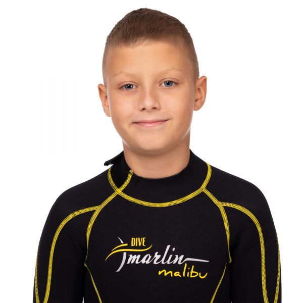 Гідрокостюм Marlin MALIBU SHORTY JUNIOR 2,5 мм Black/Yellow