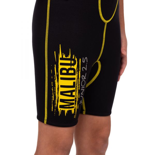 Wetsuit Marlin MALIBU SHORTY JUNIOR 2.5 mm Black/Yellow