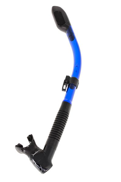 Marlin Dry Max Blue Snorkel straight corrugation