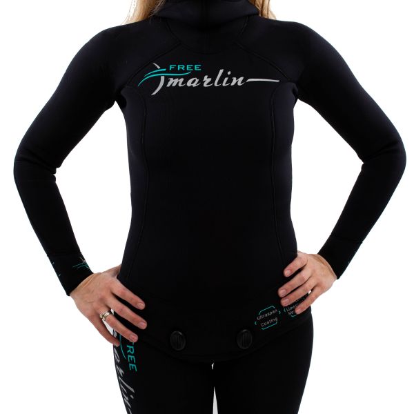 Wetsuit Marlin FREE LADY 5 mm Black