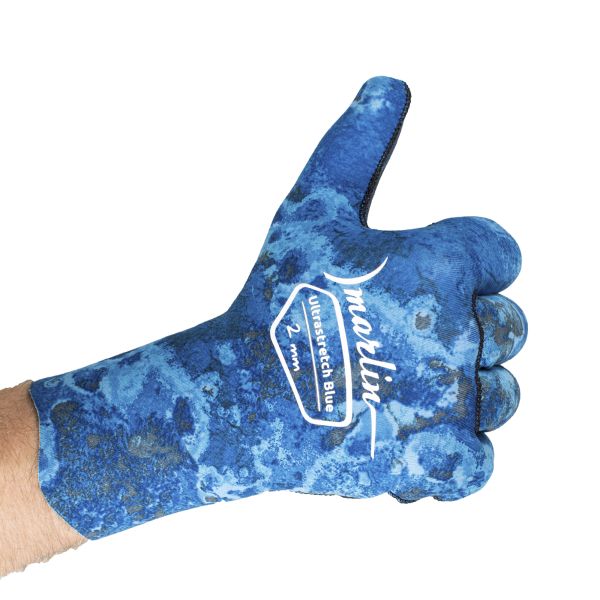 Gloves Marlin ULTRASTRETCH 2 mm Ocean blue camo