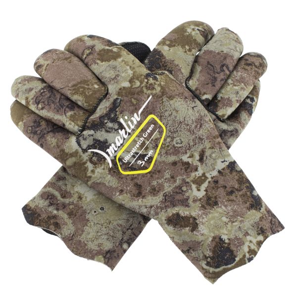 Gloves Marlin ULTRASTRETCH 3 mm Green camo