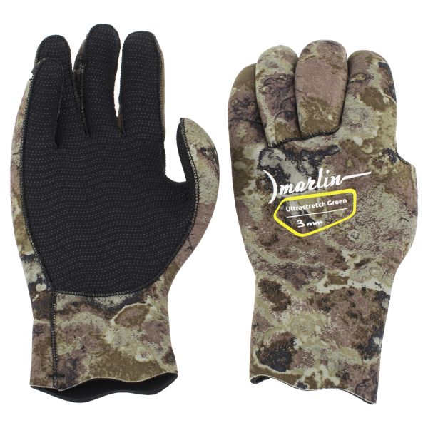 Gloves Marlin ULTRASTRETCH 3 mm Green camo