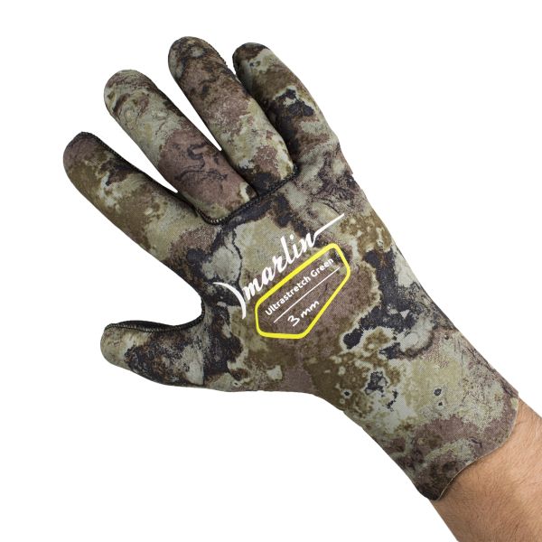 Gloves Marlin ULTRASTRETCH 3 mm Green camo