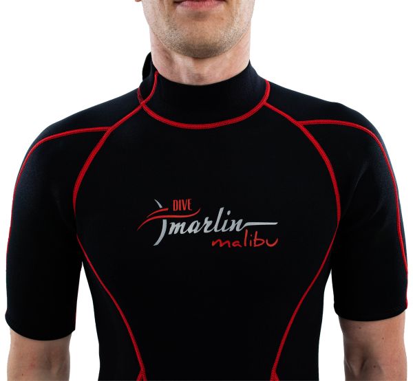 Гідрокостюм Marlin MALIBU SHORTY MAN 2,5 мм Black/Red