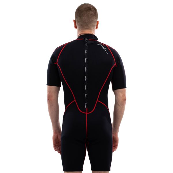 Wetsuit Marlin MALIBU SHORTY MAN 2.5 mm Black/Red