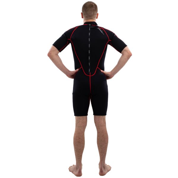 Wetsuit Marlin MALIBU SHORTY MAN 2.5 mm Black/Red