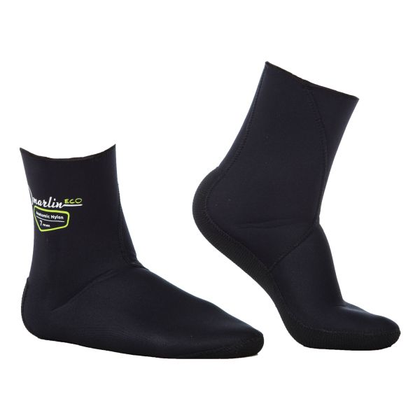 Calcetines Marlin ANATOMIC NYLON ECO 5 mm Negro