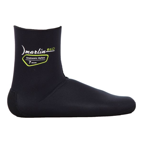 Socks Marlin ANATOMIC NYLON ECO 7 mm Black