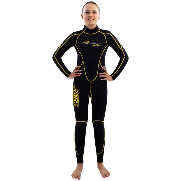 Traje Marlin MALIBU JUNIOR 2,5 mm Negro/Amarillo