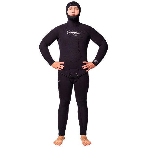 Traje de neopreno Marlin BLACKSKIN 5 mm Negro