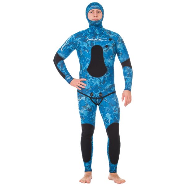 Wetsuit Marlin CAMOSKIN PRO 3 mm ocean blue camo