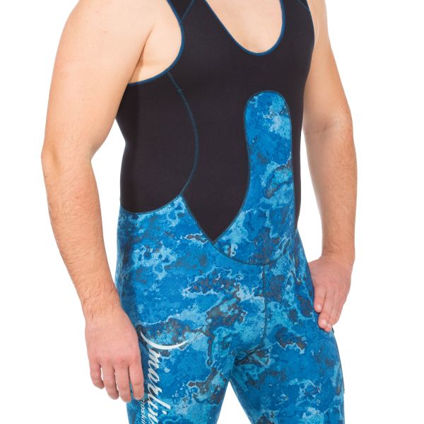 Wetsuit Marlin CAMOSKIN PRO 3 mm ocean blue camo