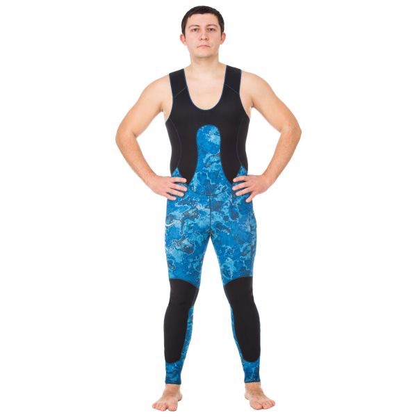 Wetsuit Marlin CAMOSKIN PRO 3 mm ocean blue camo