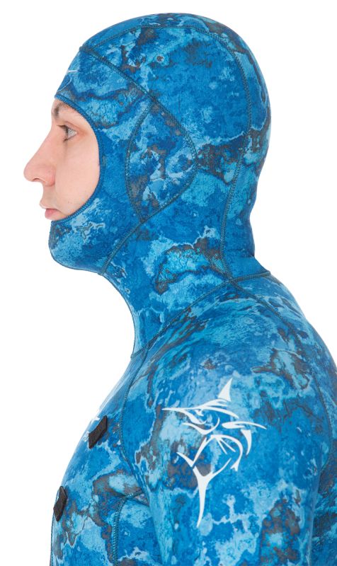 Wetsuit Marlin CAMOSKIN PRO 3 mm ocean blue camo