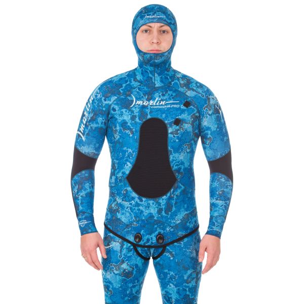 Wetsuit Marlin CAMOSKIN PRO 3 mm ocean blue camo