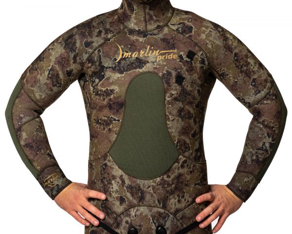 Wetsuit Marlin PRIDE 9 mm green camo