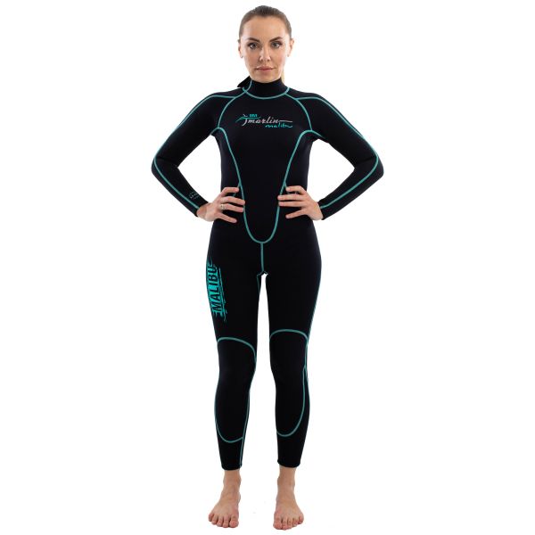 Гидрокостюм Marlin MALIBU LADY 2.5 мм Black/Aqua blue