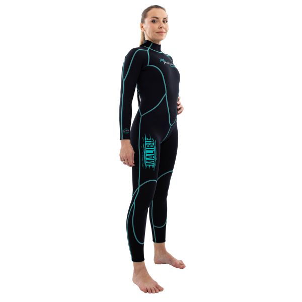 Wetsuit Marlin MALIBU LADY 2.5 mm Black/Aqua blue