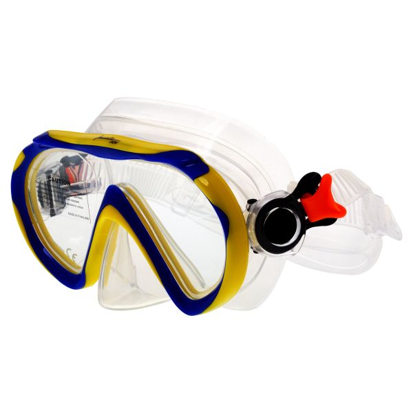 Junior mask Marlin JOY Blue/Yellow/Clear