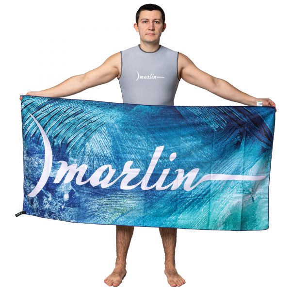 Marlin Microfiber Beach Towel Colored