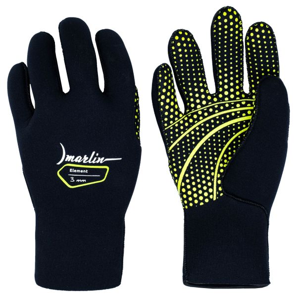 Gloves Marlin ELEMENT 5 mm Black/Green