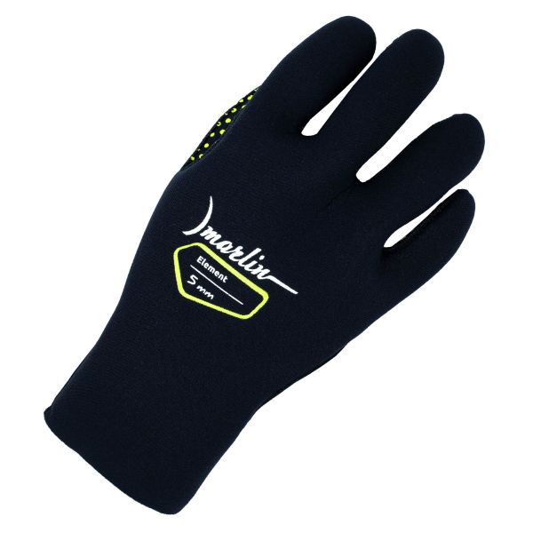 Guantes Marlin ELEMENT 5 mm Negro/Verde