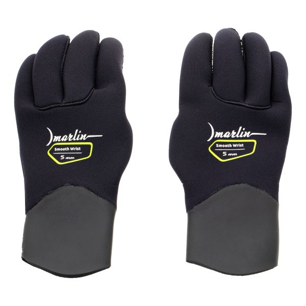 Gloves Marlin SMOOTH WRIST Duratex 5 mm Black