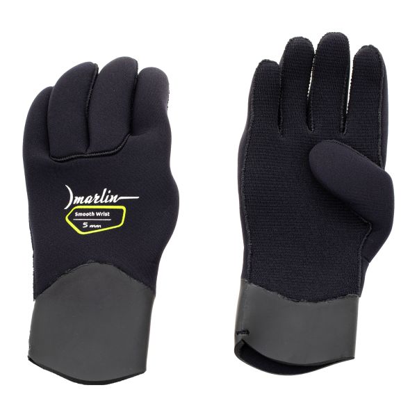 Gloves Marlin SMOOTH WRIST Duratex 5 mm Black