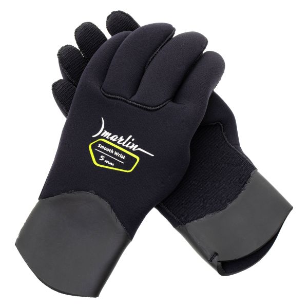 Gloves Marlin SMOOTH WRIST Duratex 5 mm Black