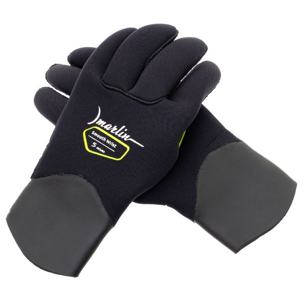 Gloves Marlin SMOOTH WRIST Duratex 5 mm Black