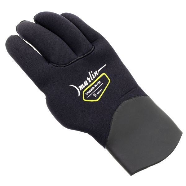 Рукавички Marlin SMOOTH WRIST Duratex 5 мм Black