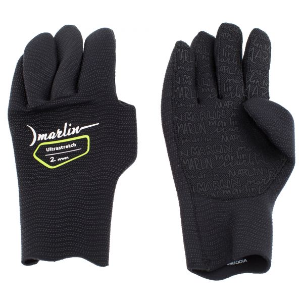 Guantes Marlin ULTRASTRETCH 2 mm Negro