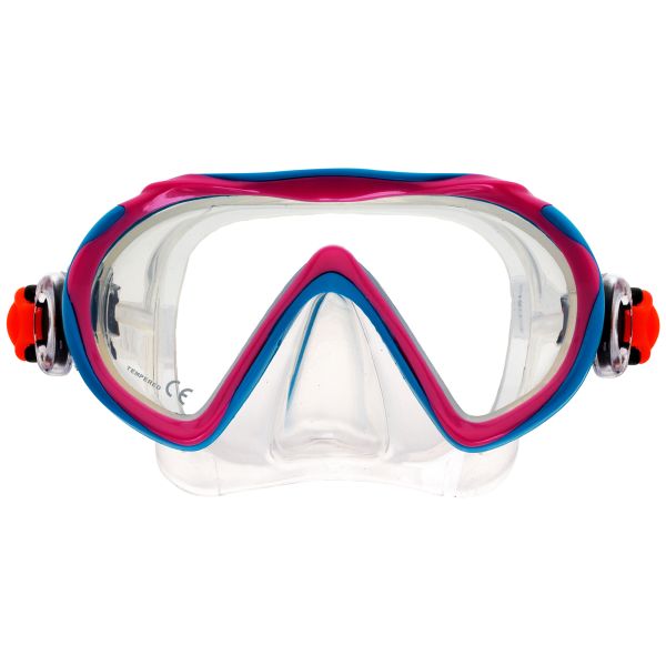 Junior mask Marlin JOY Pink/Aqua/Clear