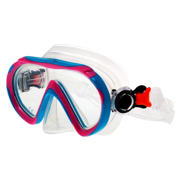 Junior mask Marlin JOY Pink/Aqua/Clear