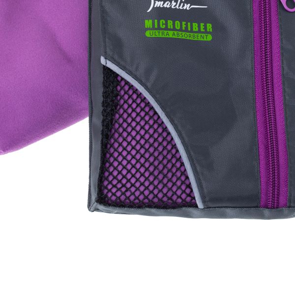 Microfiber Travel Towel Dark Purple