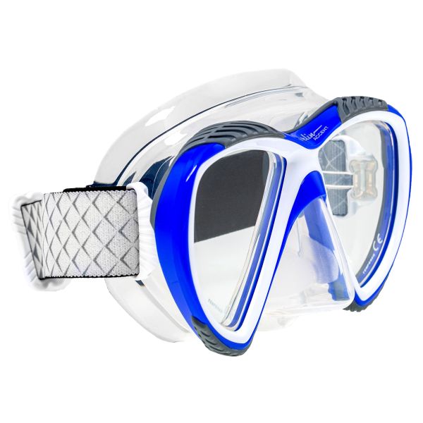 Marlin Accent Blue/white/transparent Mask