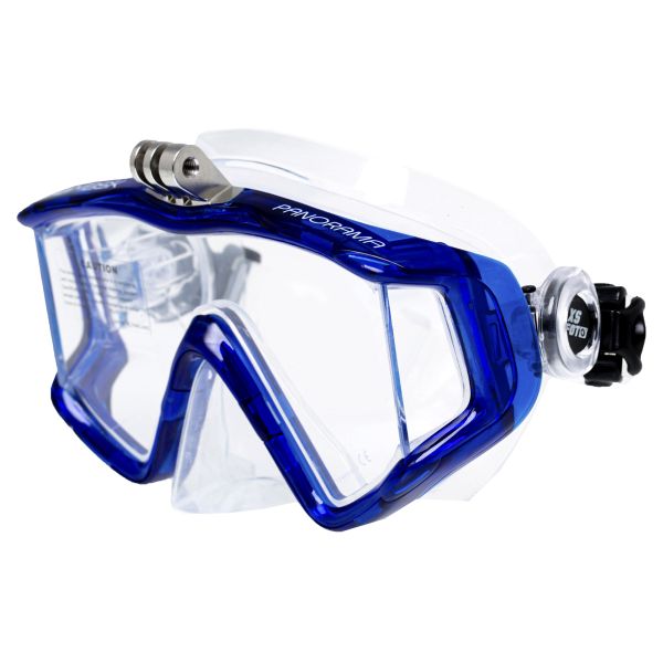 Mask Marlin Big Panoramic Blue + GoPro mount