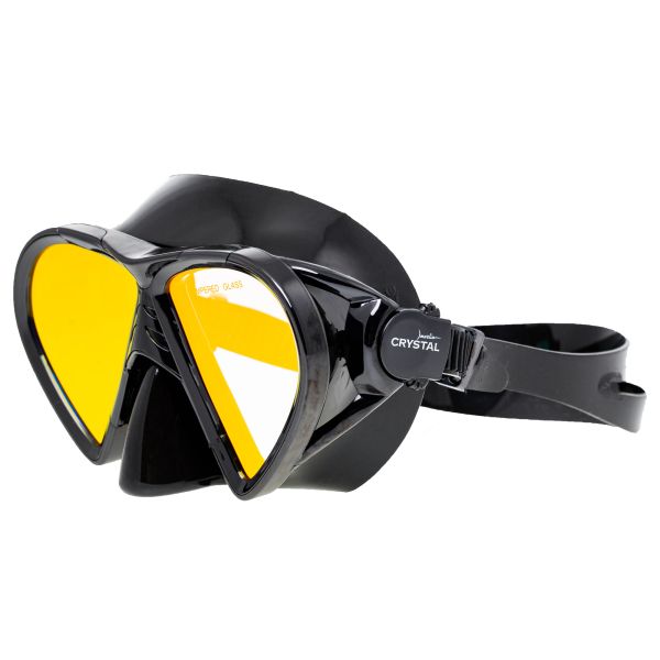 Marlin Crystal Black Mask with mirror lenses