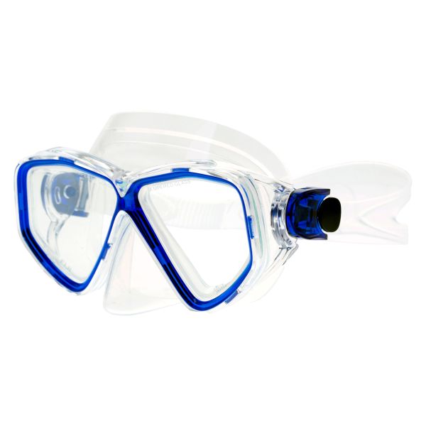 Marlin Fiji Blue/transparent Mask