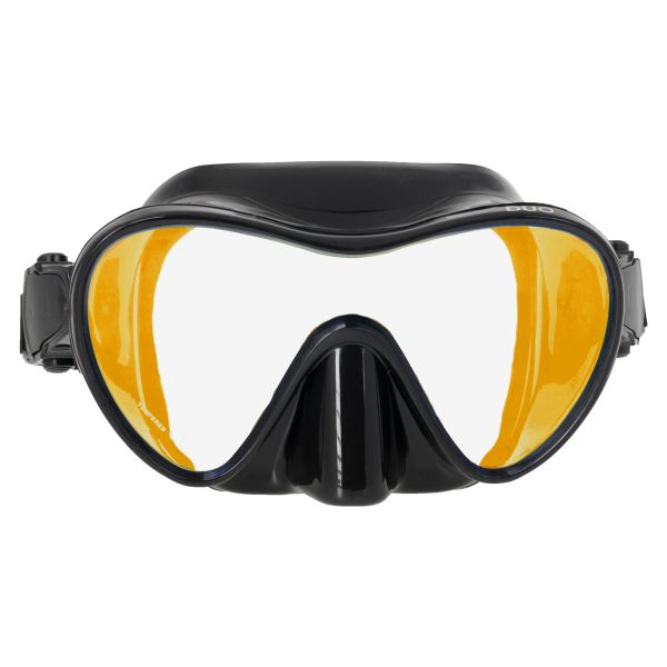 Mask Marlin FRAMELESS DUO Black with orange mirror lens