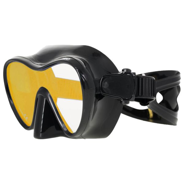 Mask Marlin FRAMELESS DUO Black with orange mirror lens