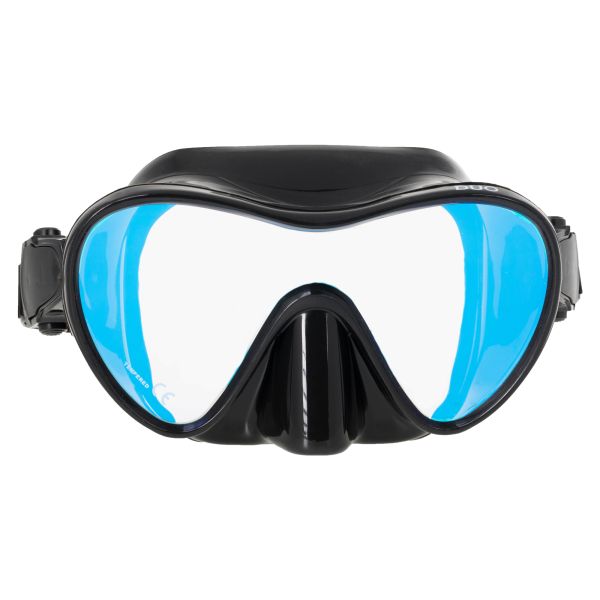 Mask Marlin FRAMELESS DUO Black with yellow mirror lens